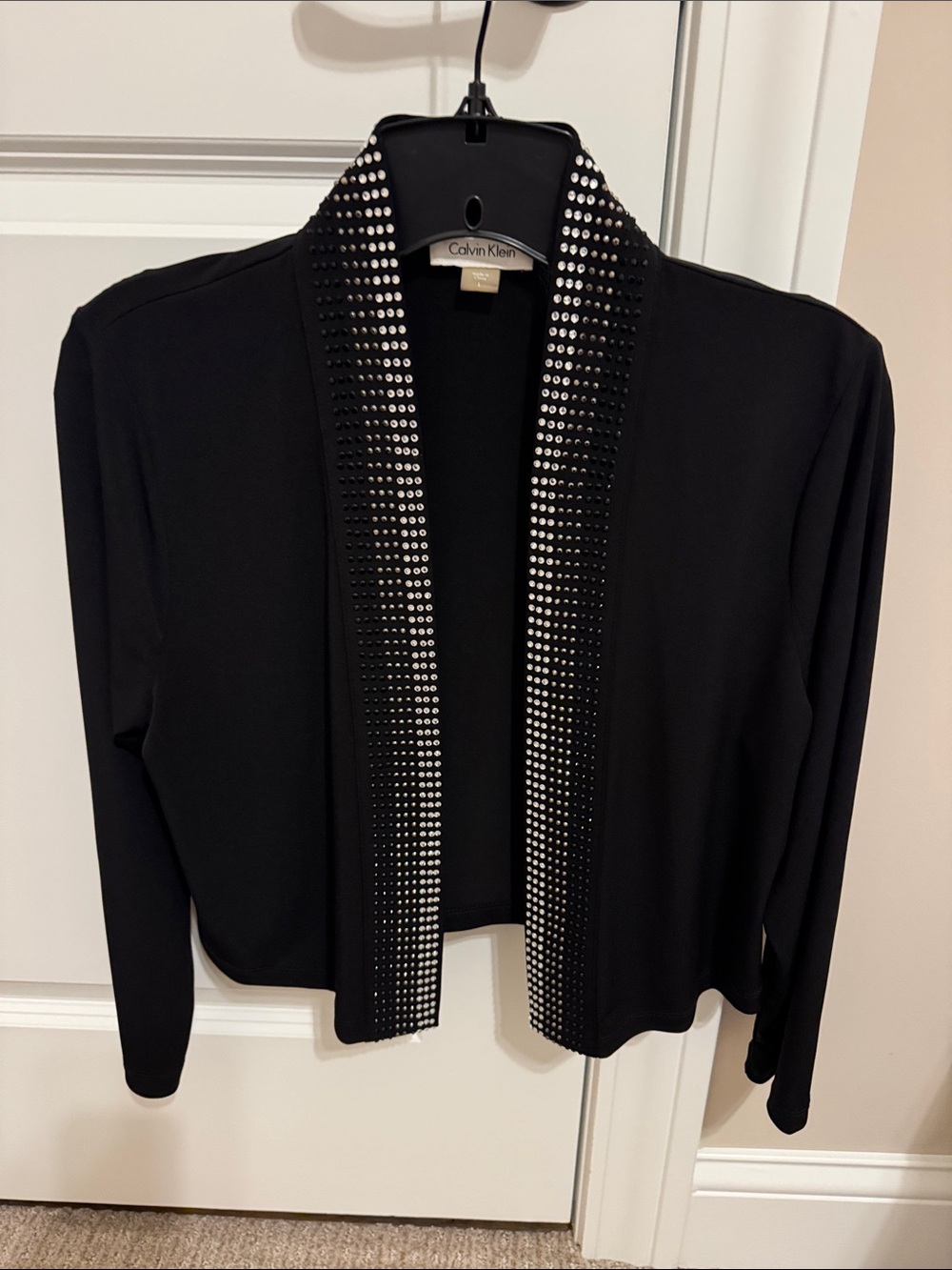 Calvin Klein light sweater- Black - Size Large